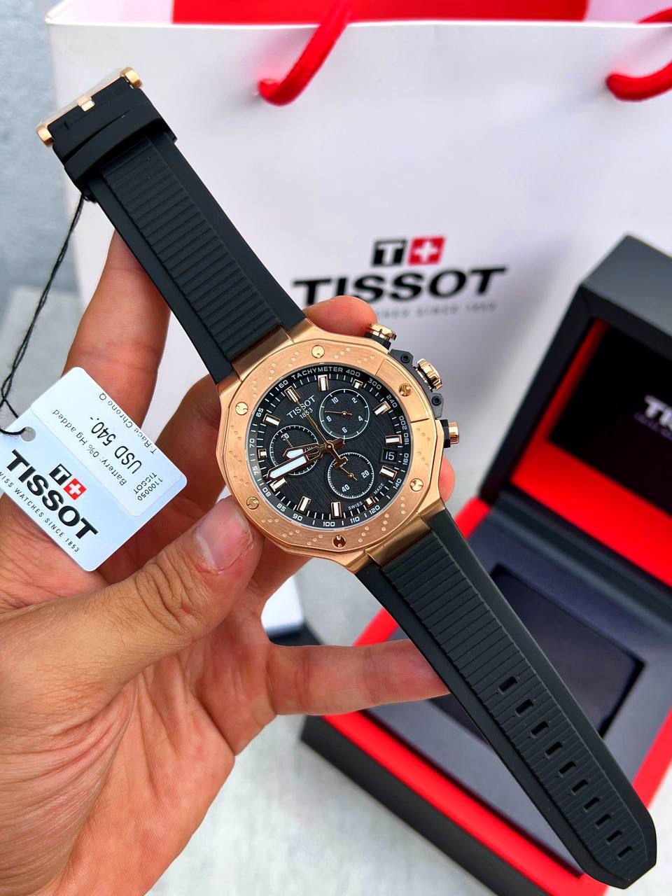 01 TISSOT T RACE CRONOGRAPH (ROSE GOLD)