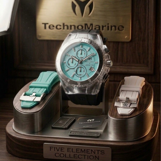 5 Elementos TechnoMarine x Invicta (AIR) Correas Intercambiables