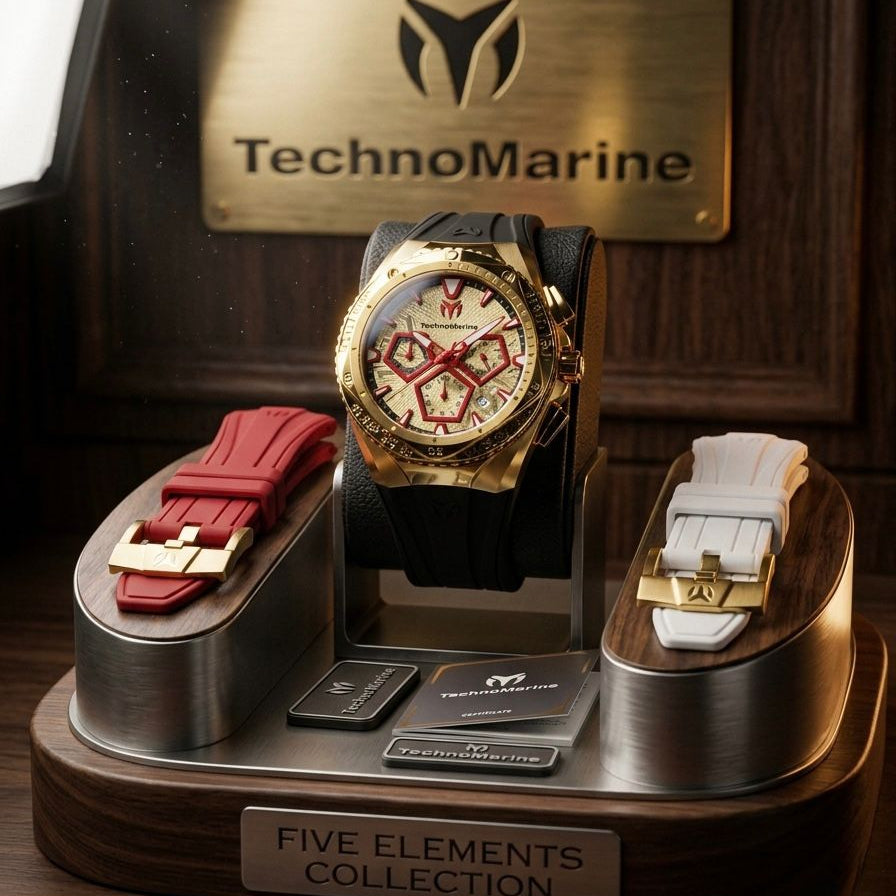 TechnoMarine 5 Elementos (FIRE) Correas Intercanbiables